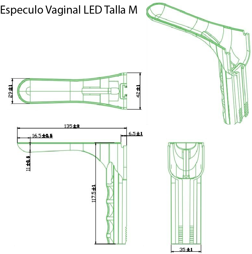Especulo Vaginal Desechable
