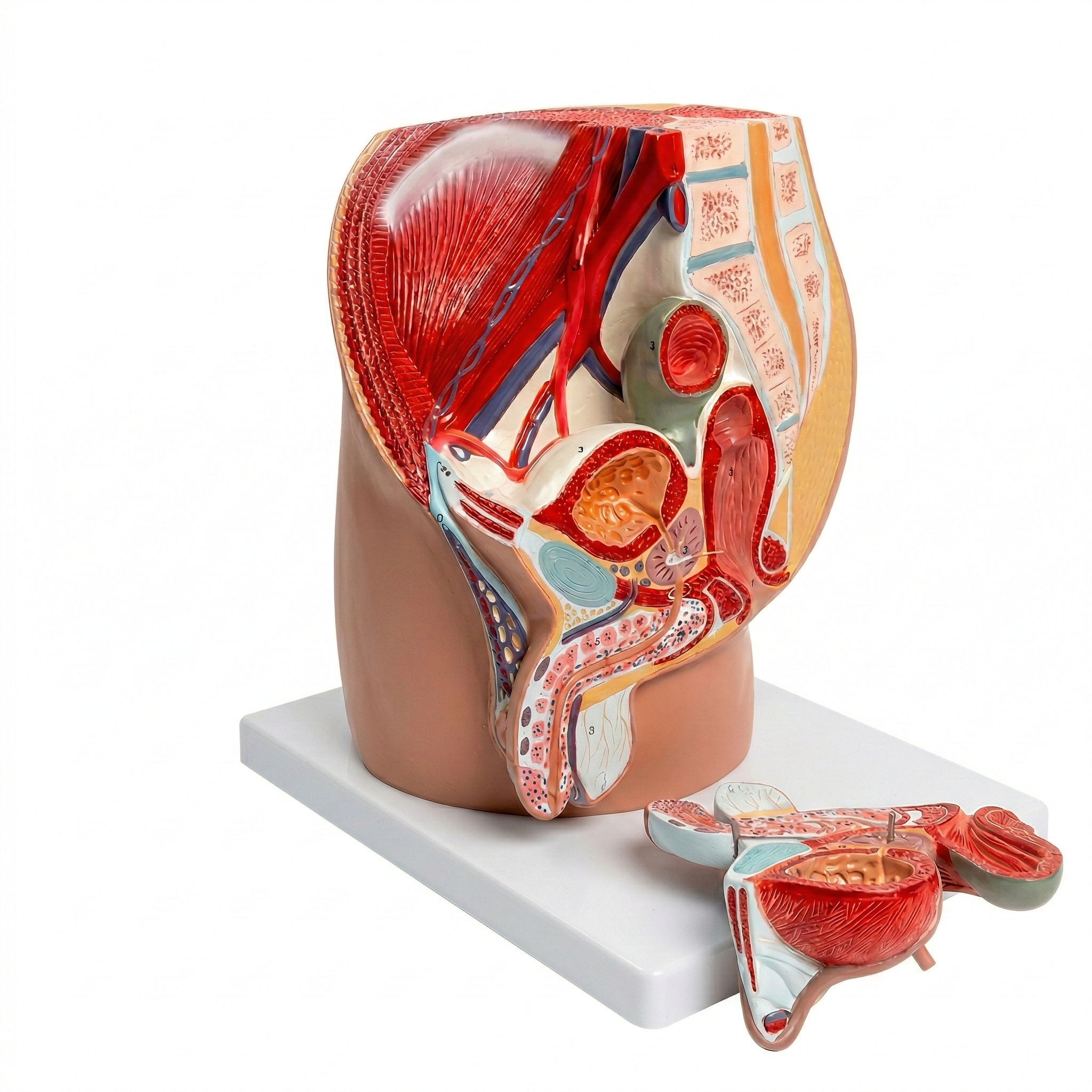 Pelvis Masculina con Organos Desmontables