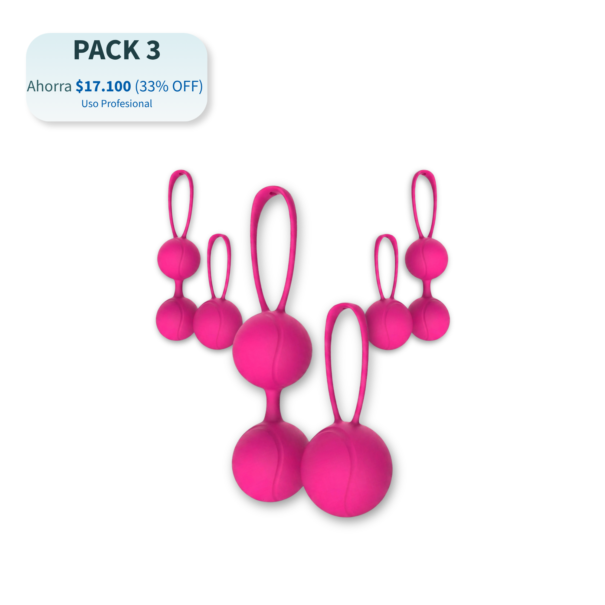 Bolas de Kegel Silicone IV– Pack Ahorro (1, 3 o 5 Cajas)