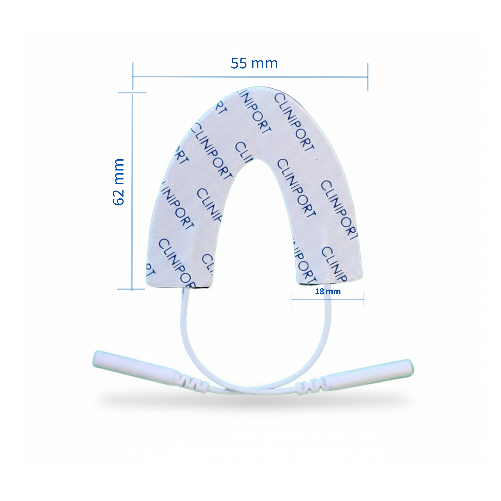 Electrodo de Superficie Herradura 18mm*62mm*55mm
